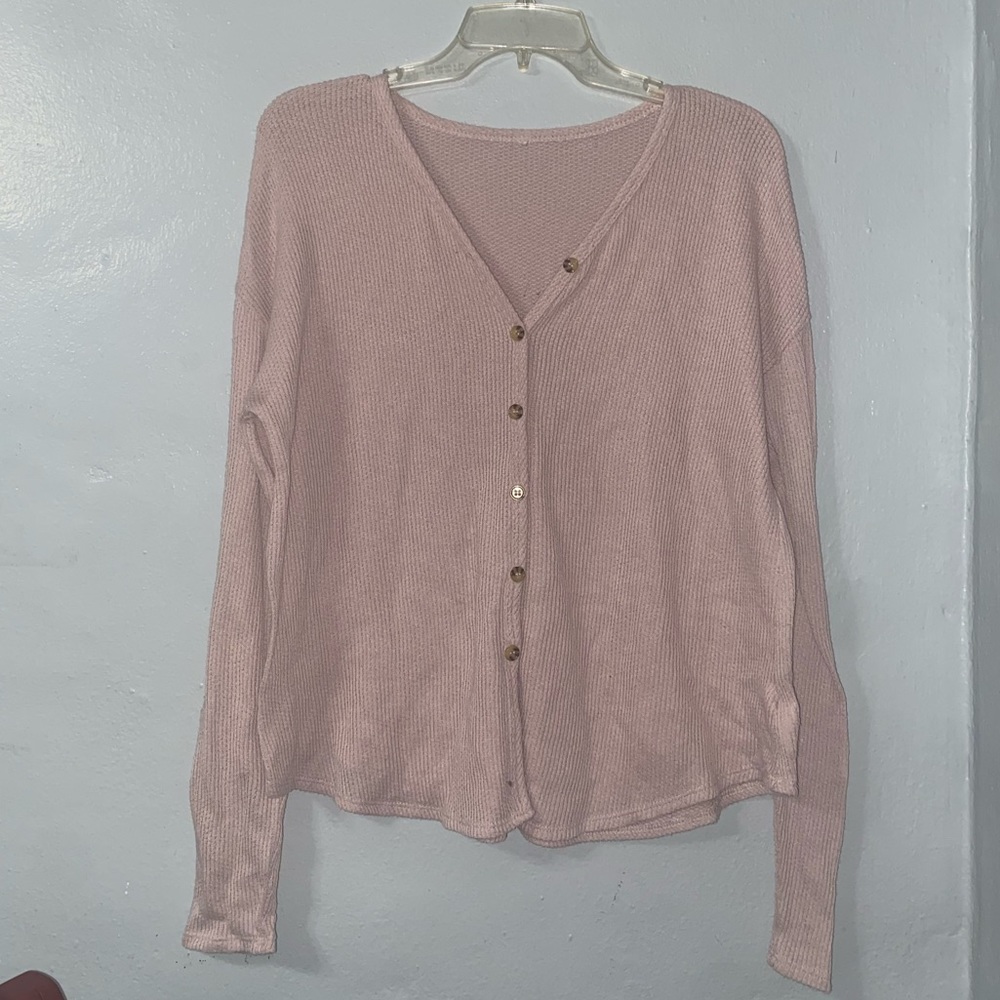 Button up sweater